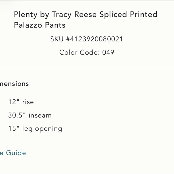 Anthropologie The Plenty Tracy Reese Palazzo Pants - Picture 6 of 12